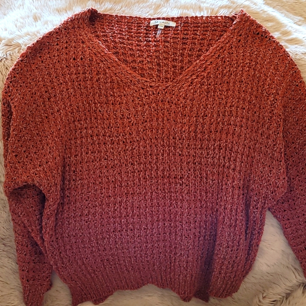 Miracle v neck knit sweater